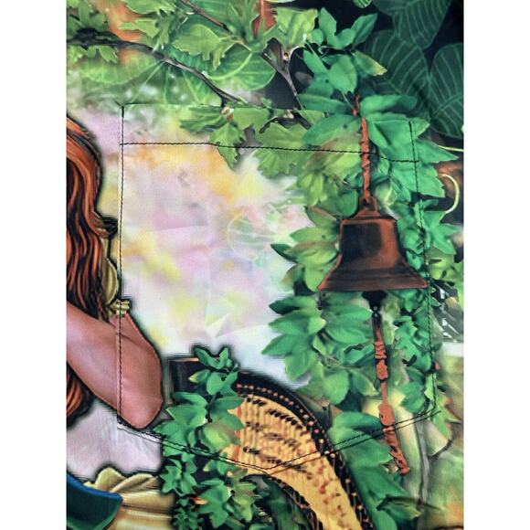 Men's 4XL St Patricks Day Graphic Button Up Shirt Leprechaun Garden Party - Picture 3 of 5